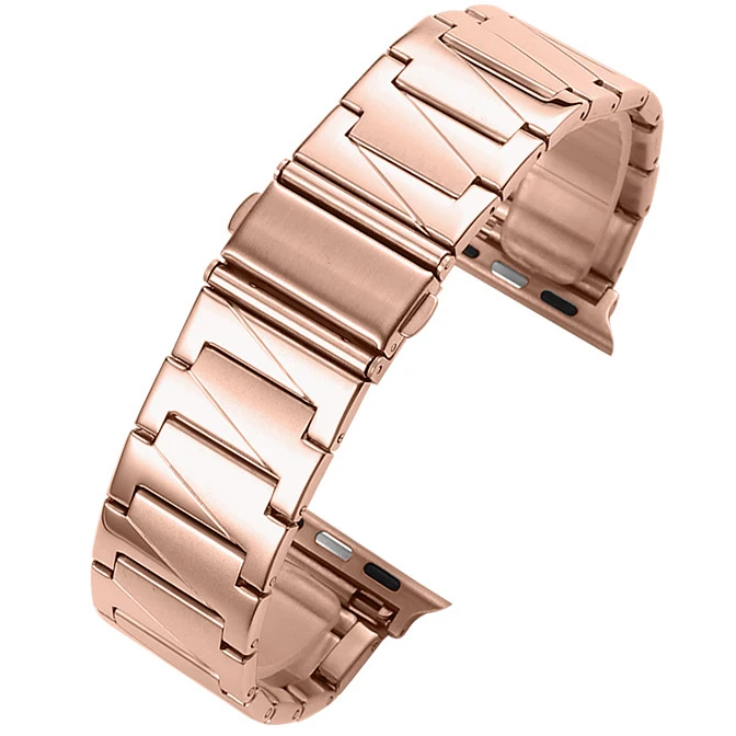 Luxury Stainless Steel Link Band for Apple Watch