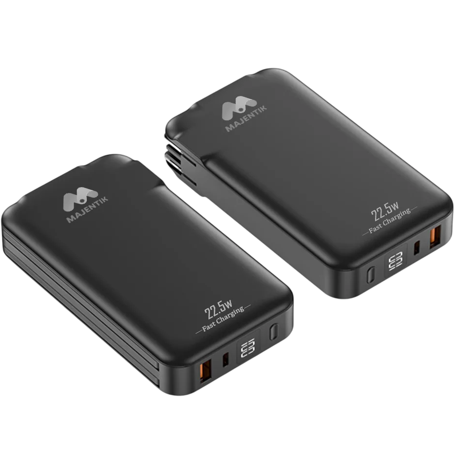 Majentik Power Bank MJ-31 10000mAh with Built-in Cables
