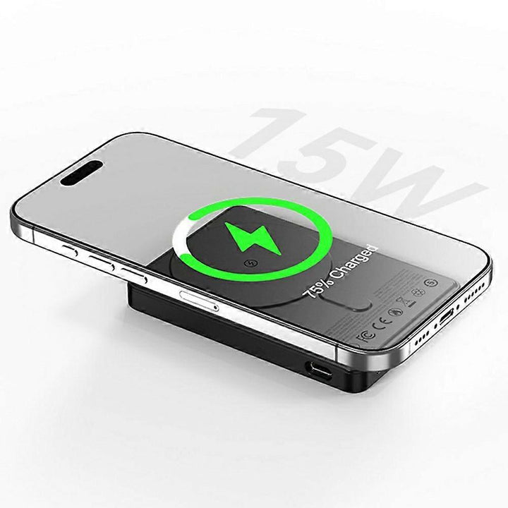 RECCI 2-in-1 10000mAh Power Bank with 15W Wireless Charging