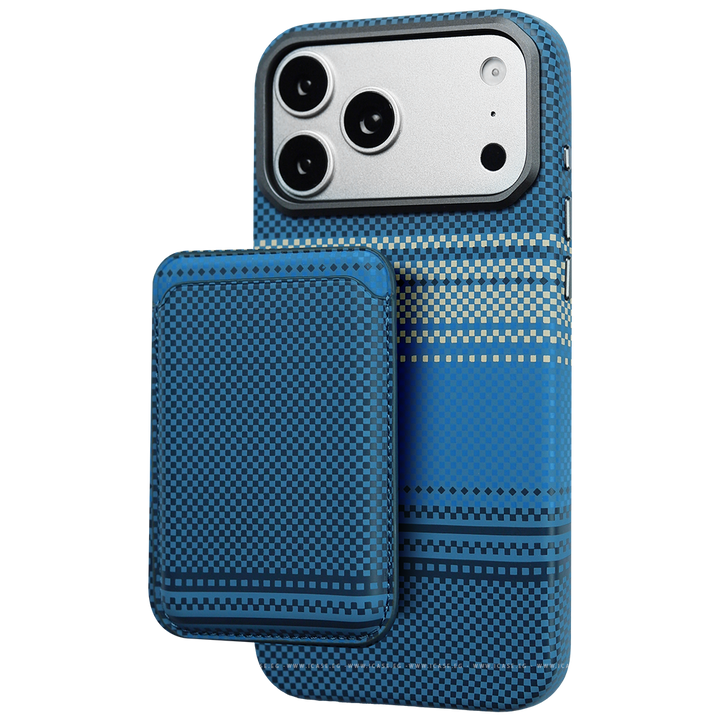 Carbon Fiber Card Holder Case iPhone 17 Pro Max