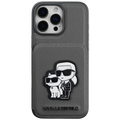 Karl Lagerfeld Leather Card Holder Case iPhone 16 Plus