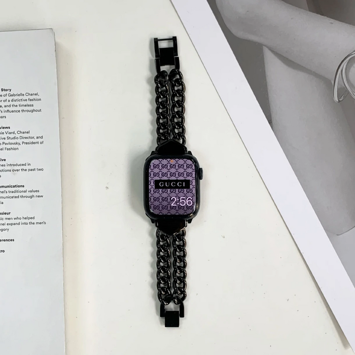 Luxury Metal Chain Band for Apple Watch