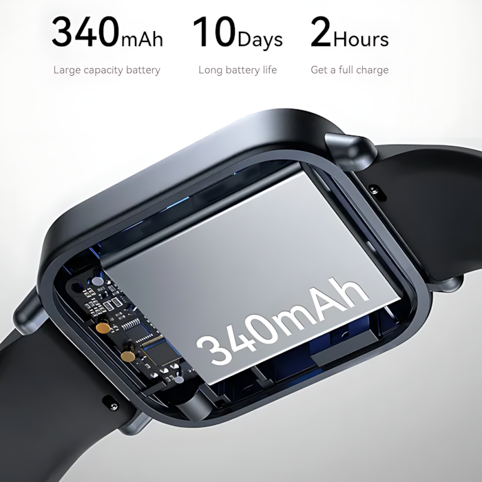 Joyroom JR-FT3S 1.96 inch 350mAh Bluetooth Call Smart Watch Supports Sleep Monitoring