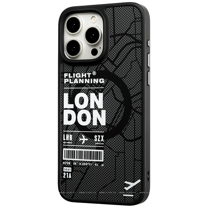 Flight Planning Urban London Case iPhone 16 Plus