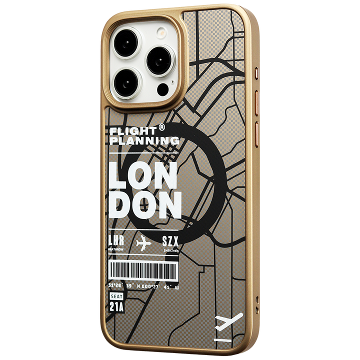 Flight Planning Urban London Case iPhone 16 Plus
