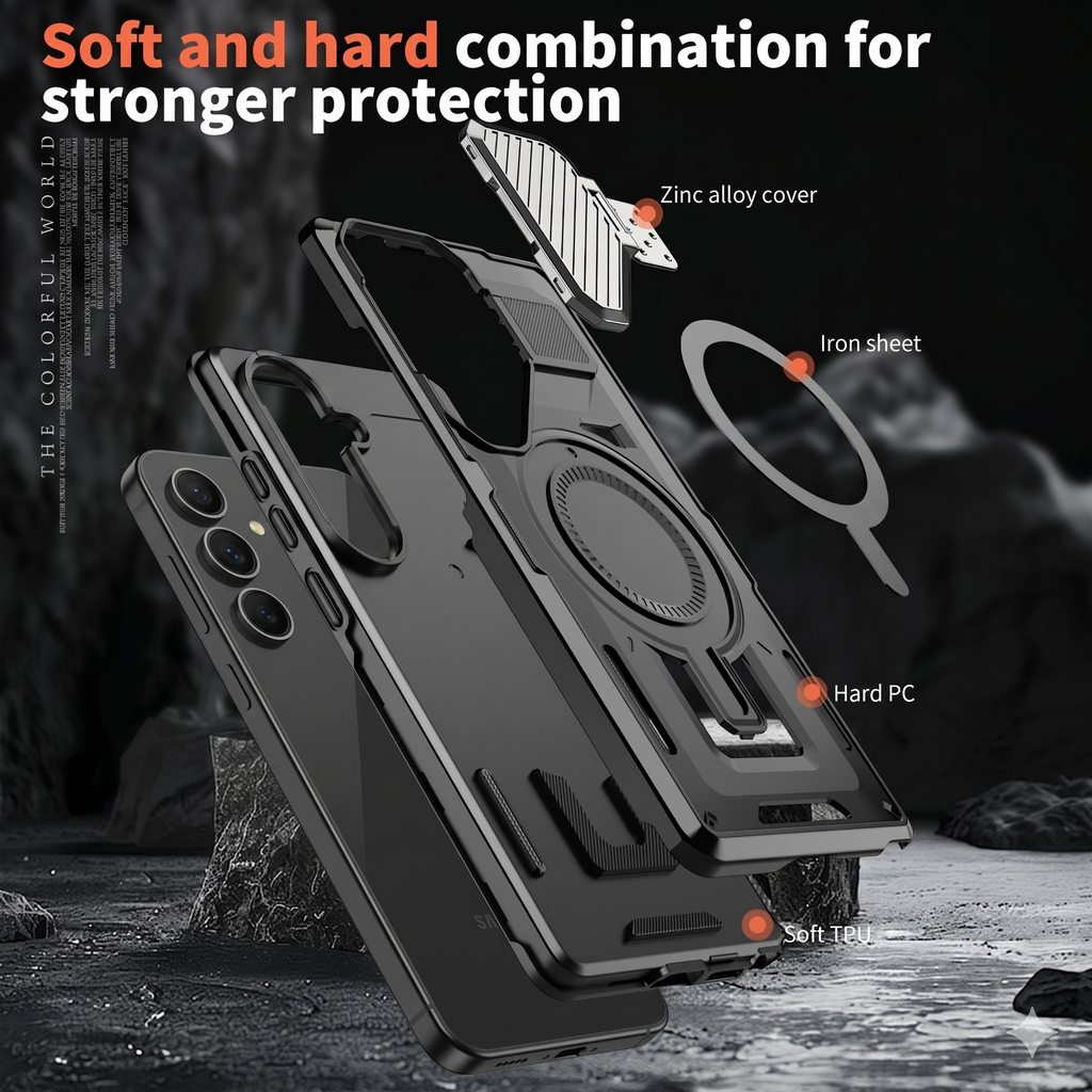 MagShield Tactical Armor Case For Samsung Galaxy S25 FE