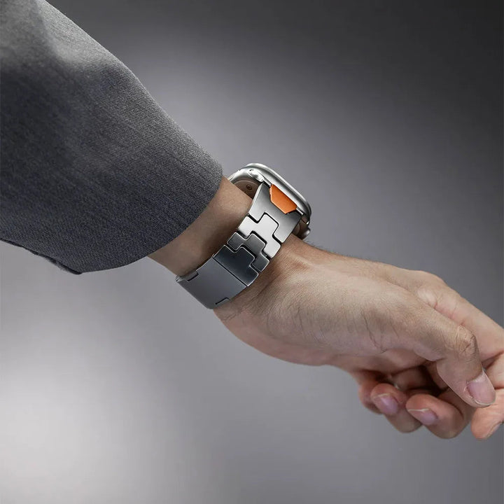 Recci Stainless Steel Link Bracelet Band for Apple Watch
