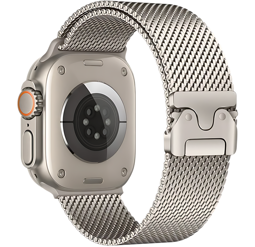 Pure Titanium Milanese Loop Strap for Apple Watch