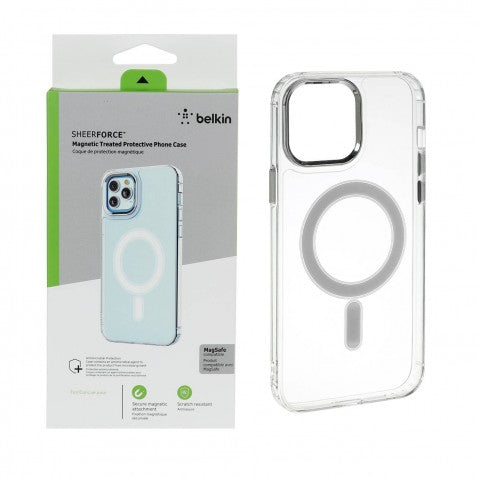 Belkin SheerForce Magnetic Clear Case iPhone 15 Pro Max