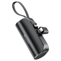 Yesido 5000mAh Super Mini Power Bank with Built-in USB-C & USB Plug